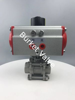 Cina XinYi 3 pcs thread end floating type stainless steel motorized pneumatic ball valves pemasok