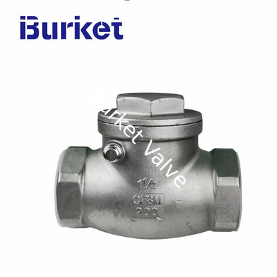 Cina H12W-16 Horizontal type stainless steel  Threaded Non-return check valve pemasok