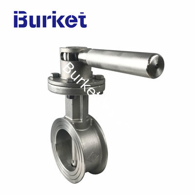 Cina Manual Stepless adjustment stainless steel butterfly valve for dyeing,pettrochmical,food,drinks pemasok