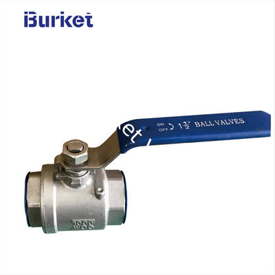 Cina ss304 body PN10/16 2PC Manual Ball Valve For Water and Gas  dyeing machine pemasok