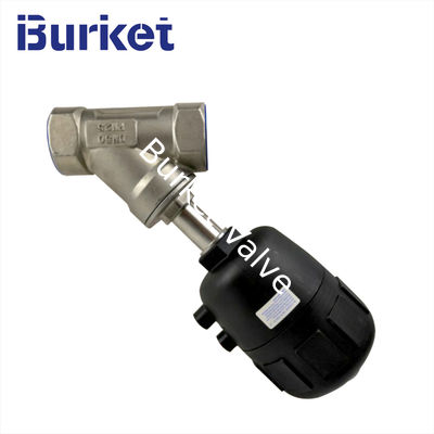 Cina XYTA50 PN25 Threaded Pneumatic Angle Seat Valve with Plastic Actuator pemasok