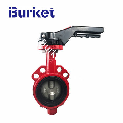 PN16  All-size Cast Iron Pneumatic aluminium alloy Actuator Wafer Type Butterfly Valve pemasok