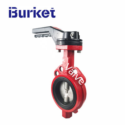 Casting iron Manual Graded high temperature butterfly rubber lining valve for dyeing,pettrochmical,food,drinks pemasok