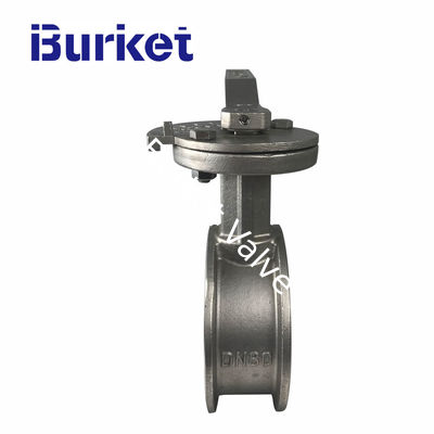 Stainless steel Manual Graded  butterfly Hard seal valve for dyeing,pettrochmical,food,drinks pemasok
