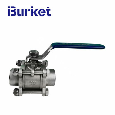 Manual Stainless Steel welding 304 316 1/4-4 Inch  triplet Ball Valve pemasok