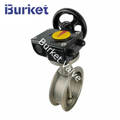 XYPSB50 PN16 PN16 Stainless steel body Corrosion-resistant fluorine lined pneumatic wafer flange butterfly valve pemasok