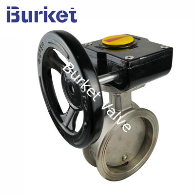 Good Price High Quality Wafer stainless steel 8 inch worm manual butterfly valve Ductile pemasok