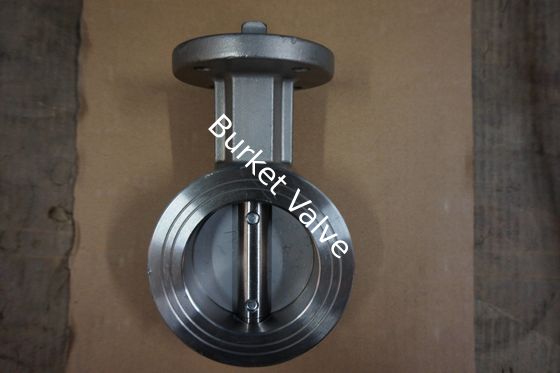 6in stainless steel pneumatic actuator manual Flow adjust Metal seal wafer  butterfly valve for dyeing machine pemasok