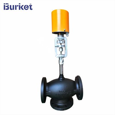 Heat Transfer Oil Three-two way Flange type Electric Control Valve pemasok