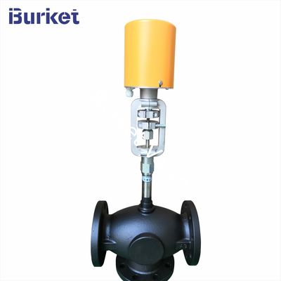 Heat Transfer Oil Three-two way Flange type Electric Control Valve pemasok