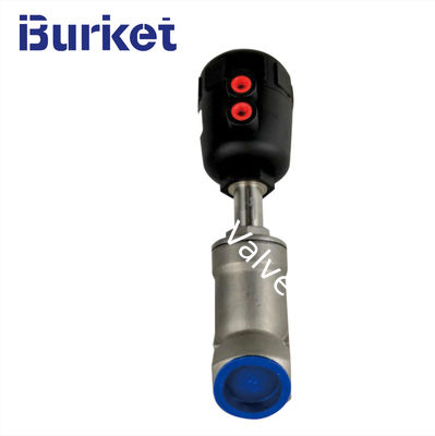 Plastic Material Actuator Single/Double Action Pneumatic Angle Seat Valve for dyeing pipe line pemasok