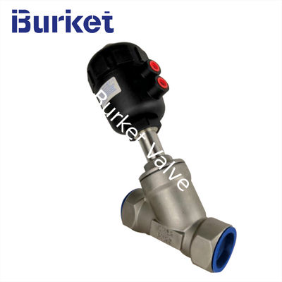 Plastic Material Actuator Single/Double Action Pneumatic Angle Seat Valve for dyeing pipe line pemasok