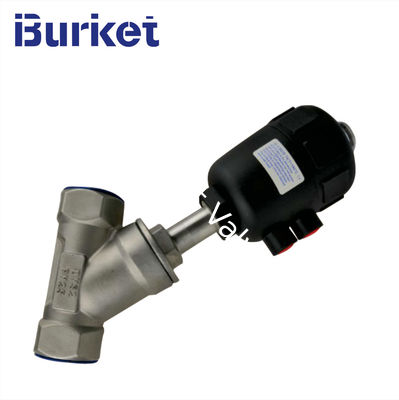 XYAT Series Double Acting Stainless Steel body Air Water Steam Pneumatic Angle Seat Valve with plastic cylinder pemasok